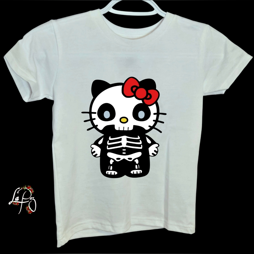 Hello Kitty skeleton shirt